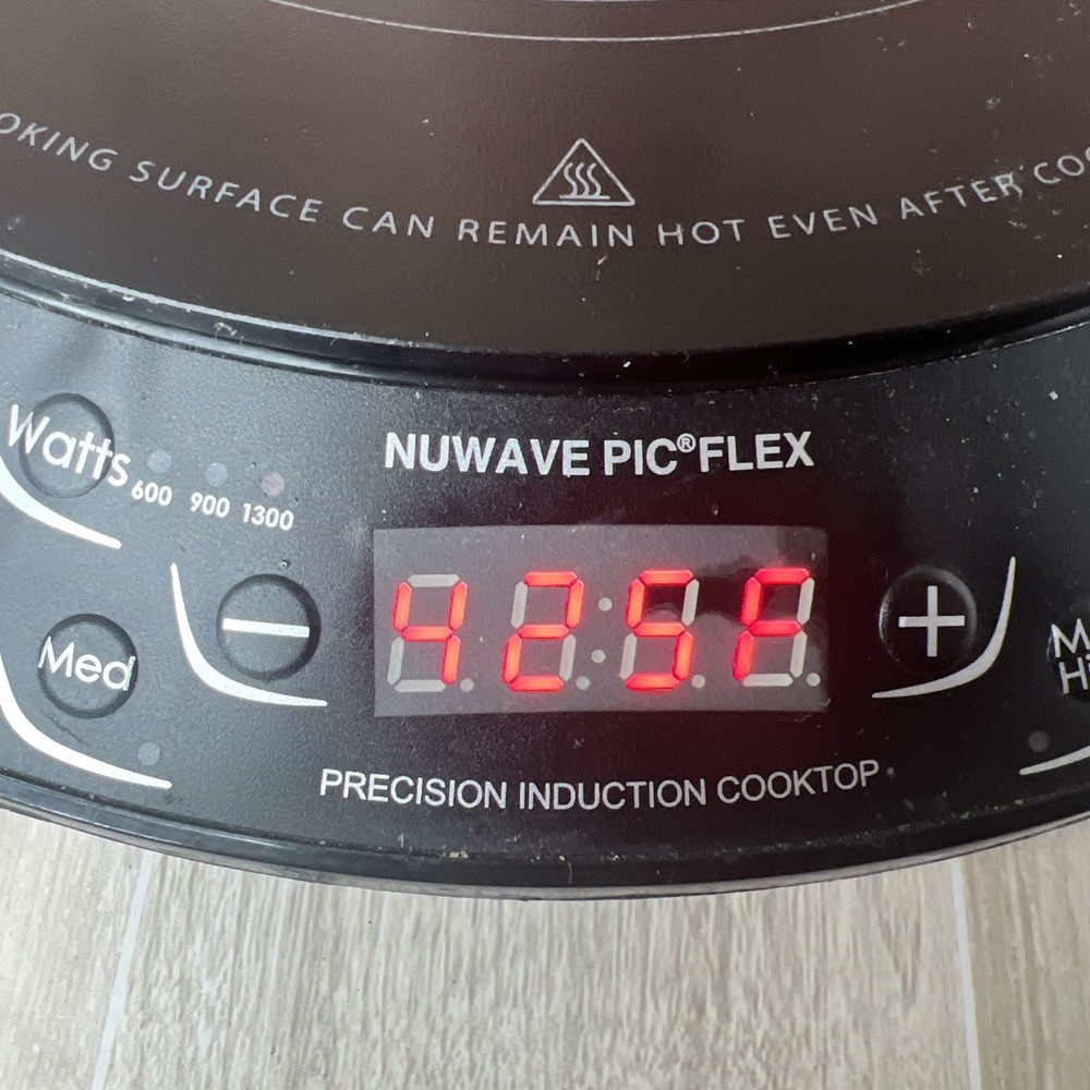 Nuwave Precision Induction Cooktop Flex Black PIC FLEX Great Burner!!! TESTED 🔥