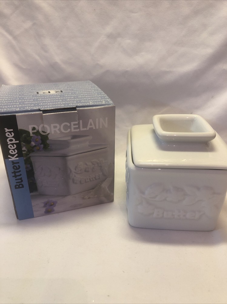 RPI - Butter keeper- White Porcelain
