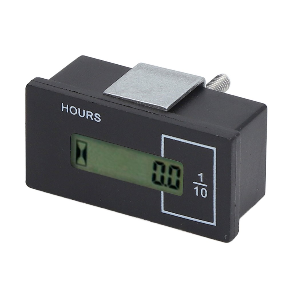 Excavator Hour Meter LCD Display Universal Built In Chip Multiple Uses Elect CST