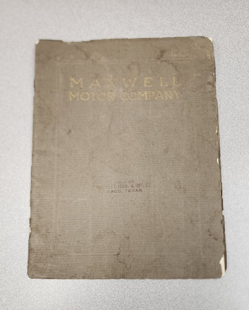 1913 Maxwell Sales Catalog Models: 50-6, 35-4, 25-4, 70-6