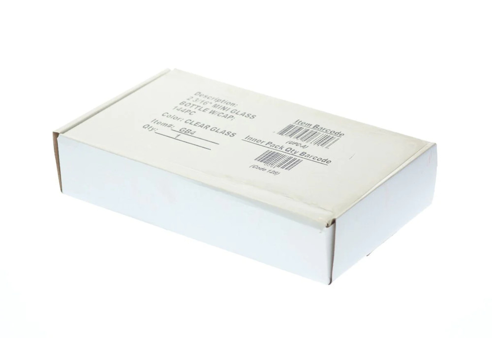 144 pc Display - 6ml Glass Vials (2-3/16", Outer Diameter; 9/16")