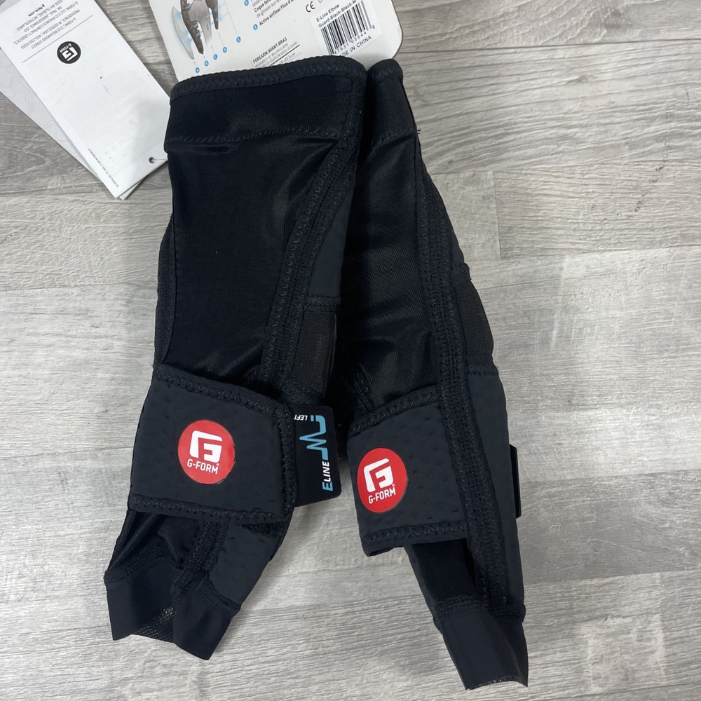 E-Line Elbow Pads Black Adult Large NEW WITH TAGS Medium