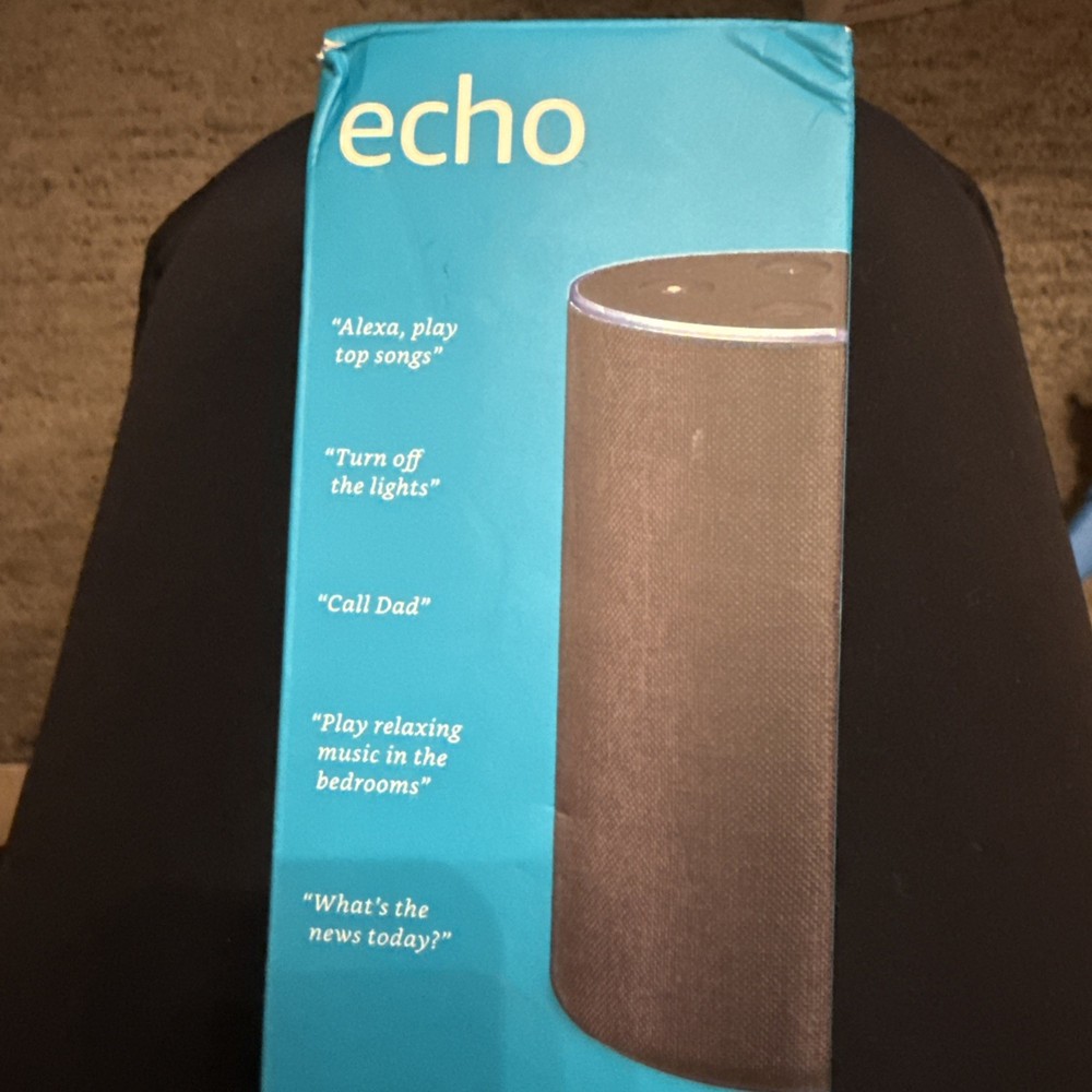 Speaker Echo (2nd Generation) - Smart with Alexa - Charcoal Fabric
