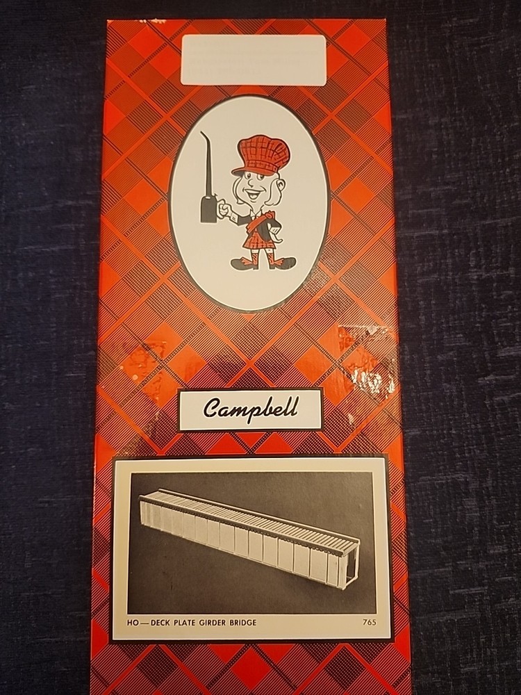 Campbell Scale Models 765, Deck Plate Girder Bridge, HO Scale, New