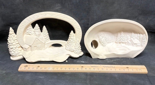 Ceramic Bisque Hershey Bridge Scene Ready to Paint