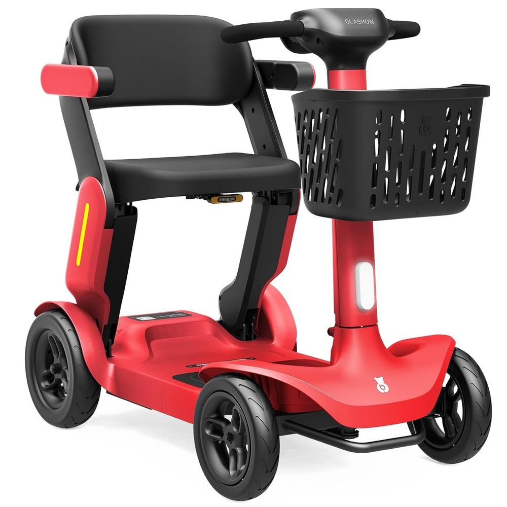 Glashow S3 Foldable Mobility Scooter – 25 Mile Range – Safe & Reliable