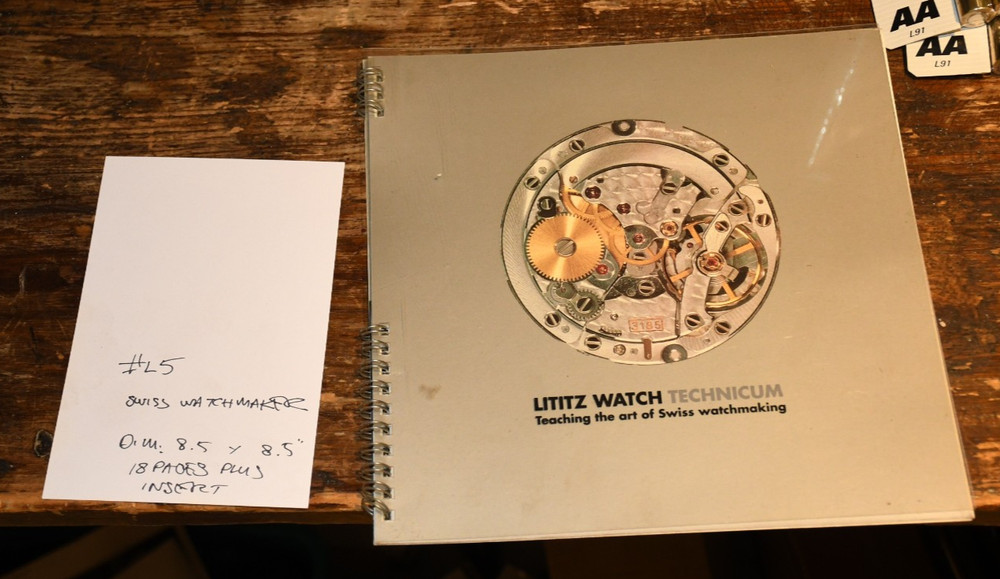 Brochure Swiss  WOSTEP Watchmaking Program Lititz Technicum Booklet #L5