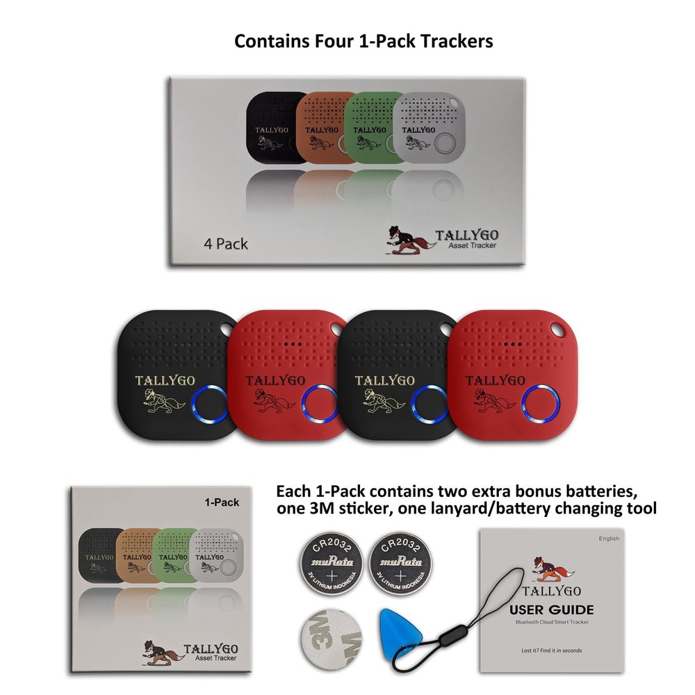 Bluetooth Item Finder (iOS and Android Compatible) - Key Finder, Item Locator...