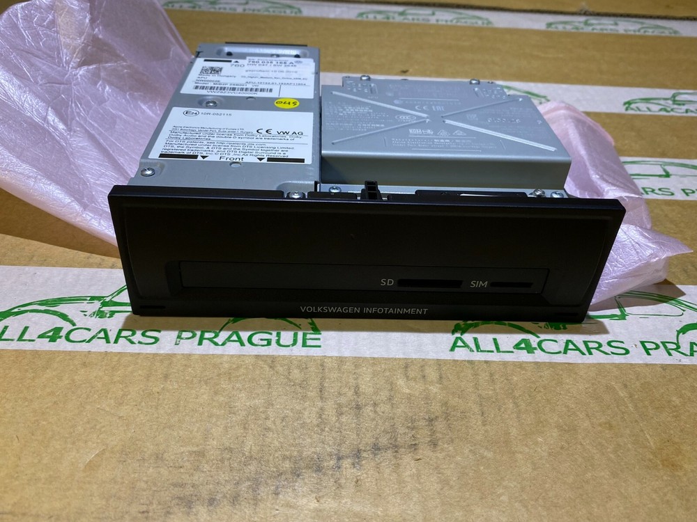 VW TOUAREG NAVIGATION MULTIMEDIA SAT NAV UNIT MMI BLUETOOTH 760035165A GENUIN...