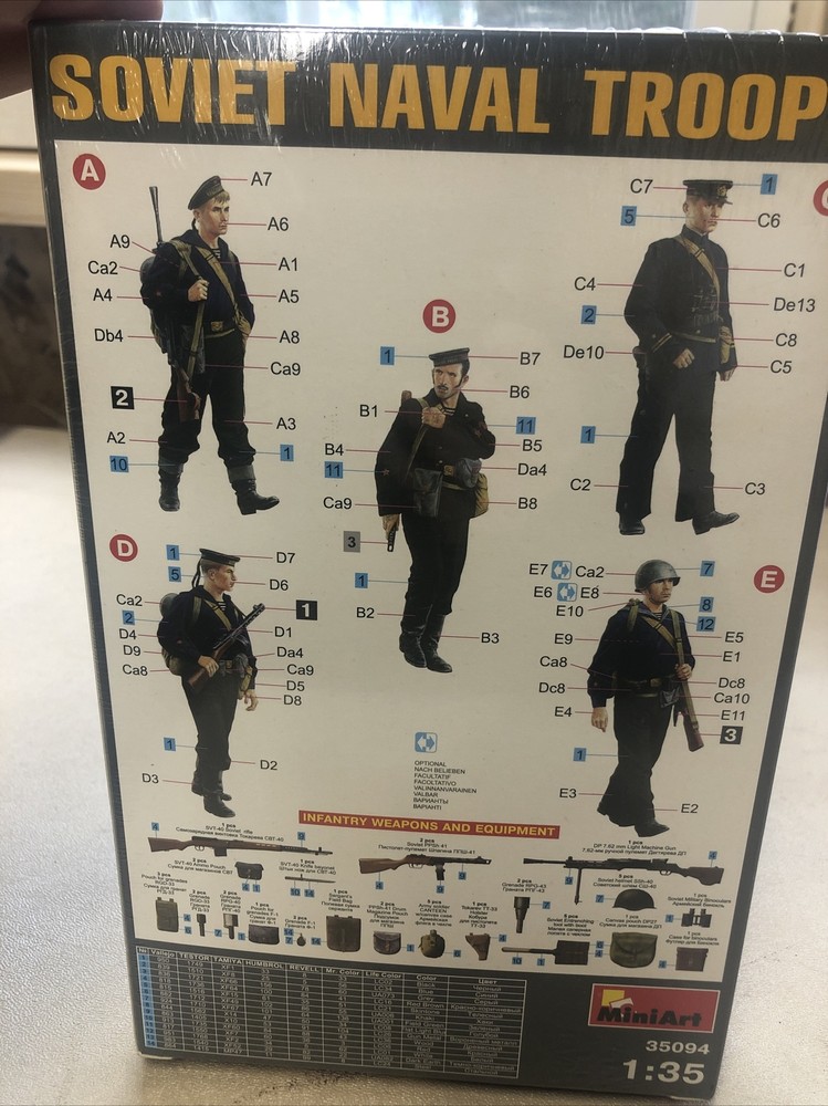 MiniArt 35094 1/35 scale WWII Soviet Naval Troops