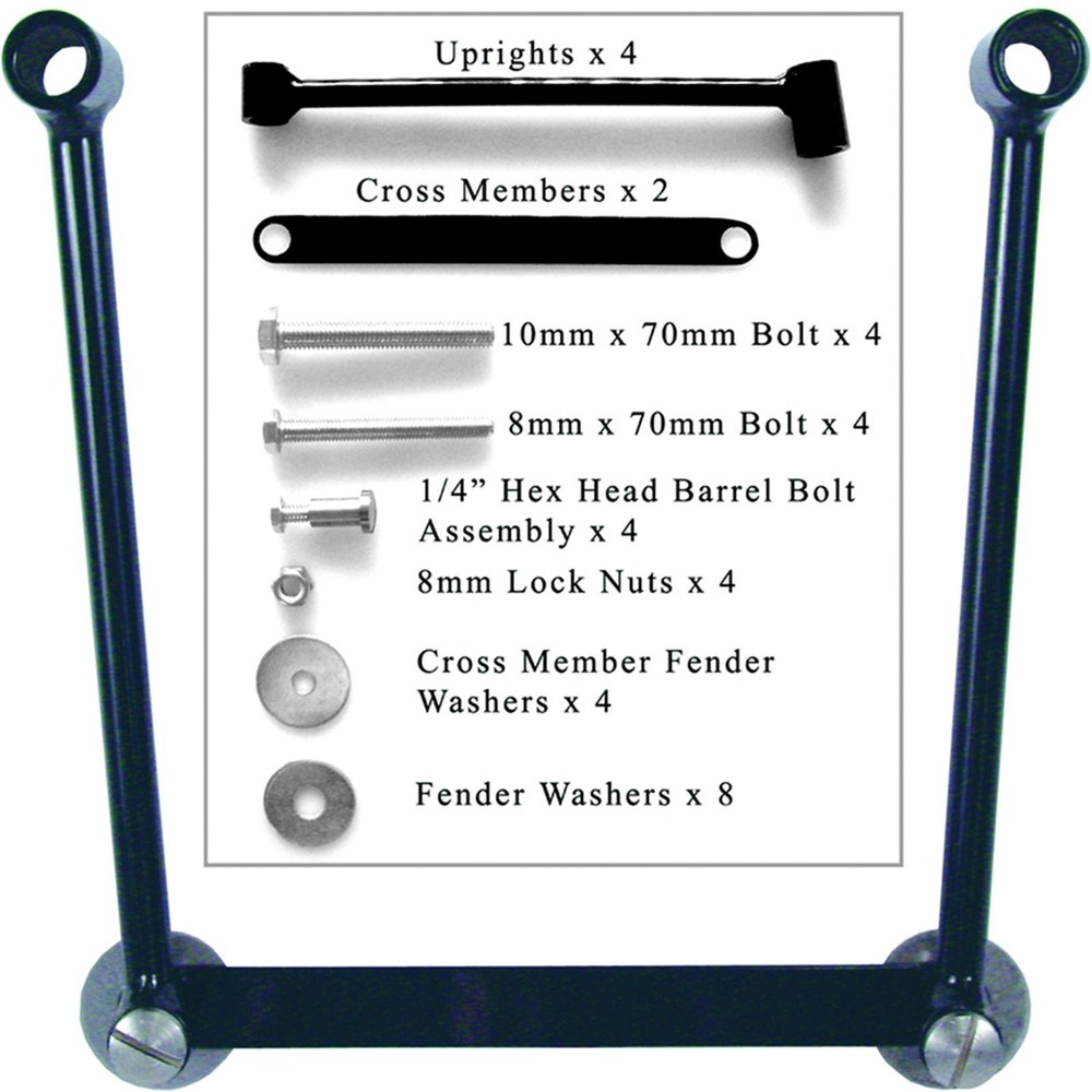Willie Max Universal Hard Mount Kit (Pair) 58633-00