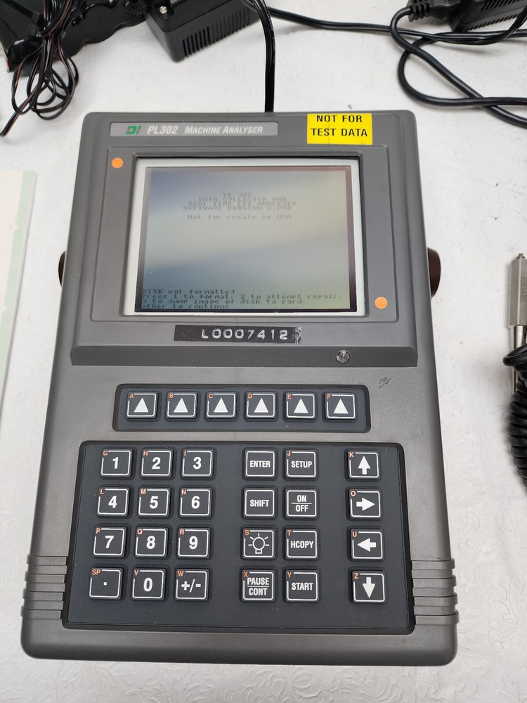 DIAGNOSTIC INSTRUMENTS MACHINE ANALYZER PL302