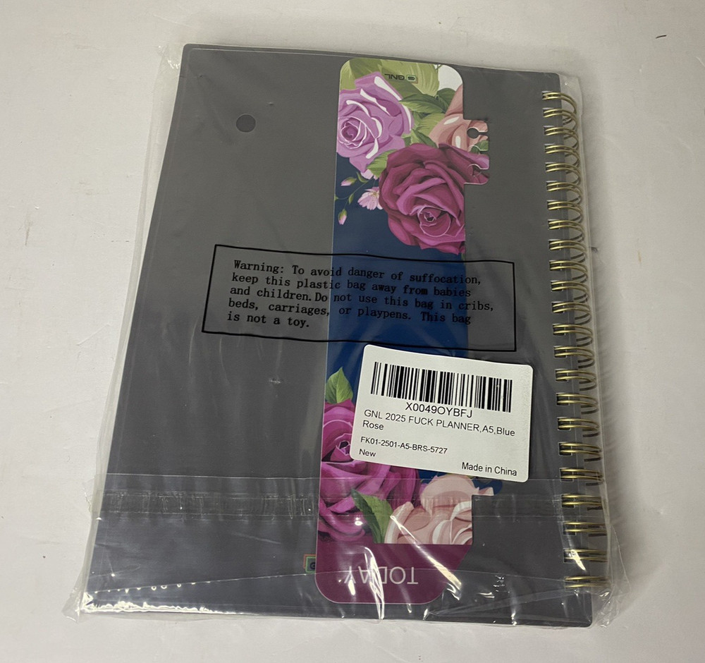 2025 planner - blue rose