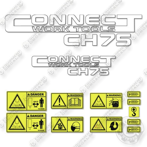 Connect CH75 Decal Kit Hammer - Aftermarket Kit
