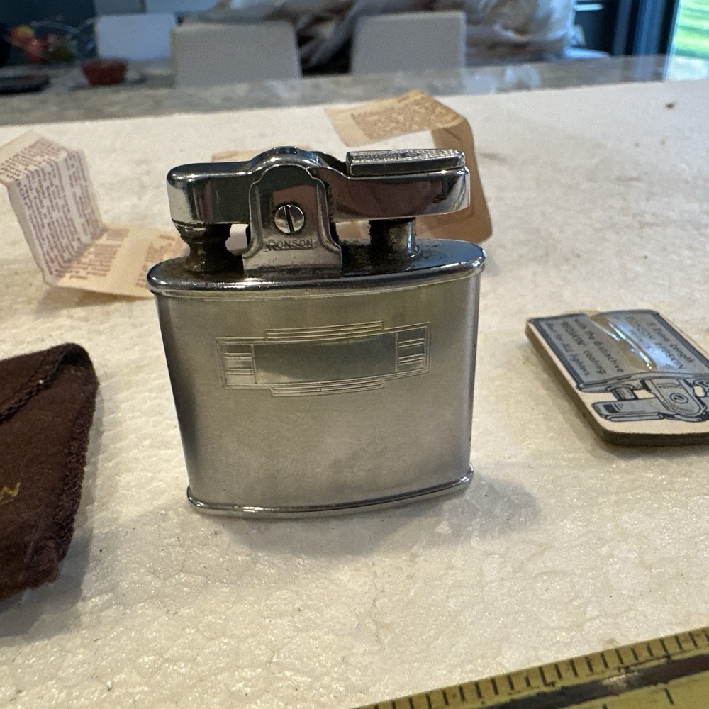 Ronson Standard Lighter with accessories