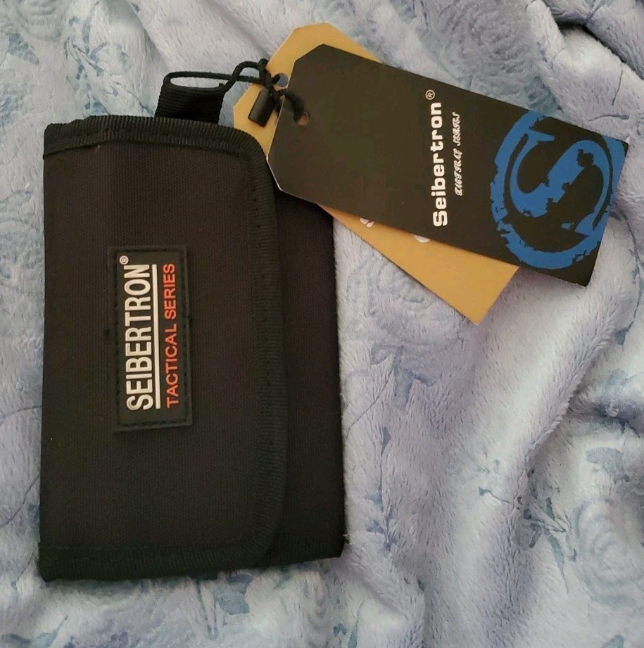 SEIBERTRON TACTICAL SERIES Black Wallet 2.0 RFID Blocking