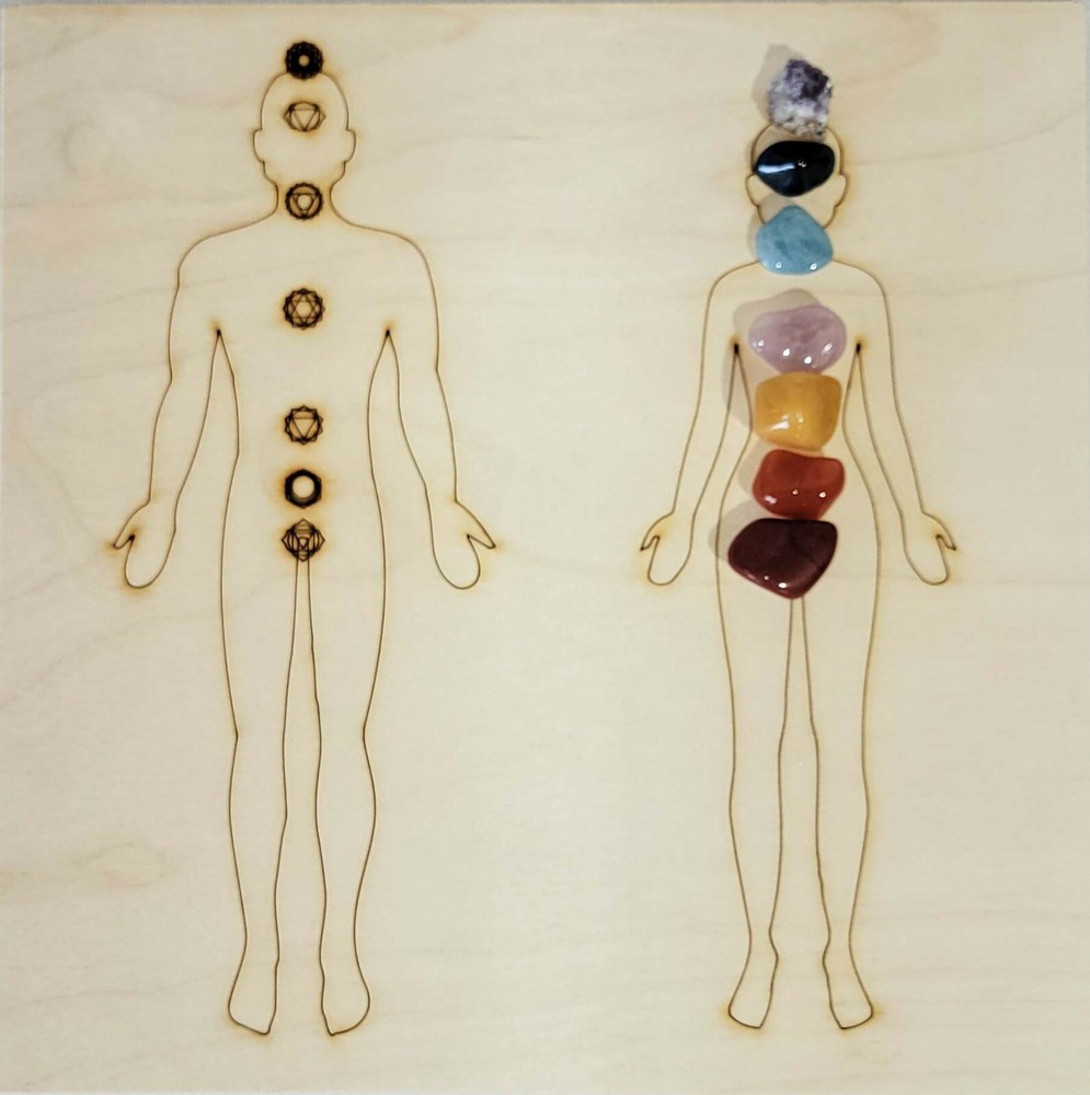 Man and Woman Chakra Grid Board