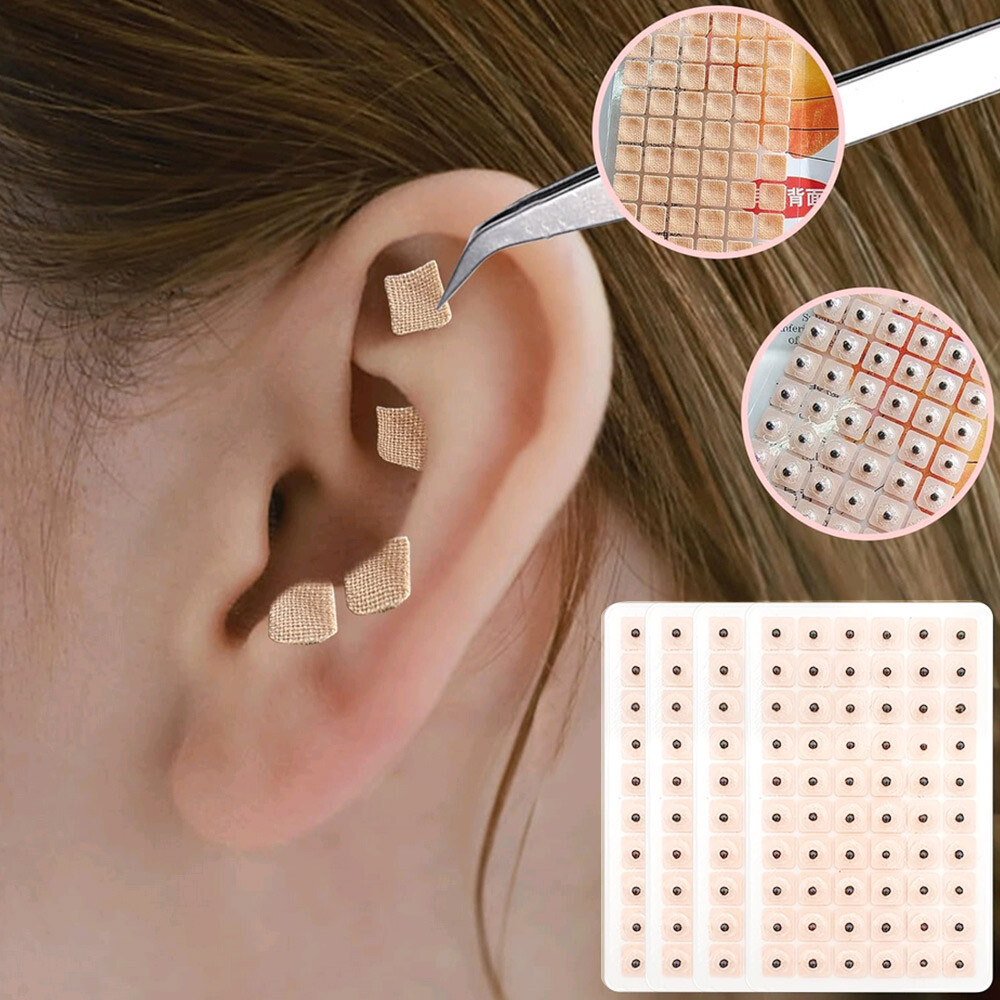 600Pcs/Set Ear Acupuncture Massage Therapy Needle Patch Auricular Sticker