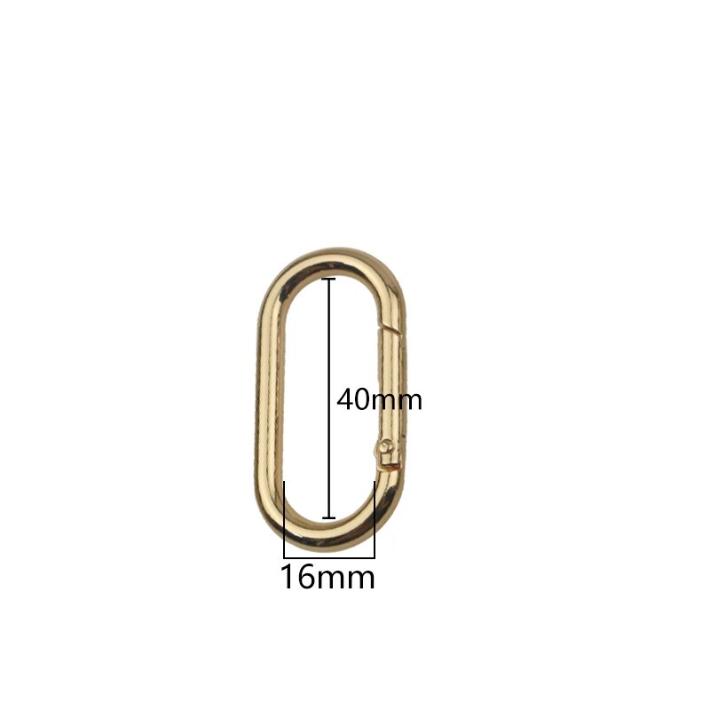 Bag Clasps Oval Rectangular Spring Coil Swivel Clips For 13~40 mm Bag Strapping