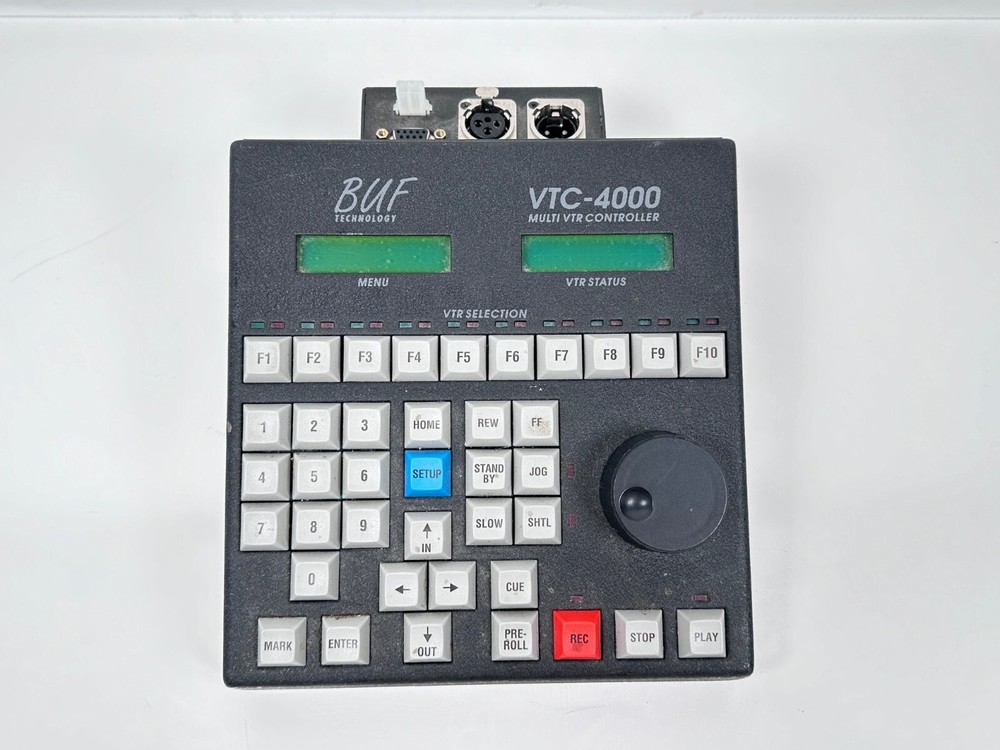 BUF VTC-4000 w/ BNA-1001-RS Adapter Multiple VTR/DDR Control Panel