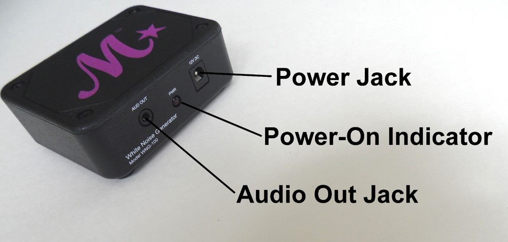 Genuine True-Random Analog White Noise Generator / Sound Machine. Does not loop.