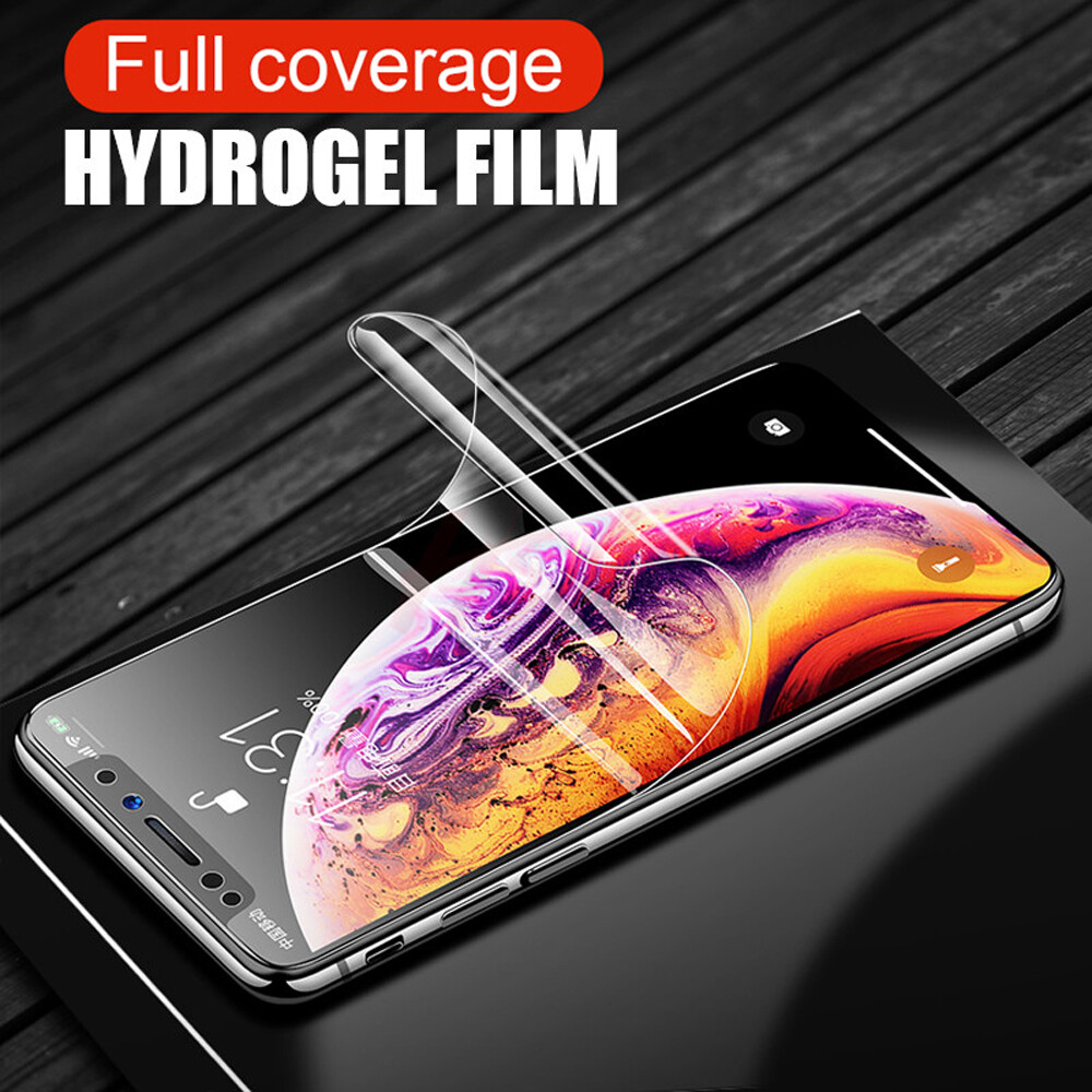 2pcs Front+Back Hydrogel Screen Protector Film For iPhone 15 14 13 12 Pro Max 7