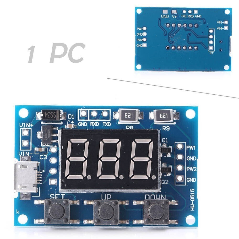 Adjustable PWM Pulse Frequency Duty Cycle Square Wave Signal Generator Module t5