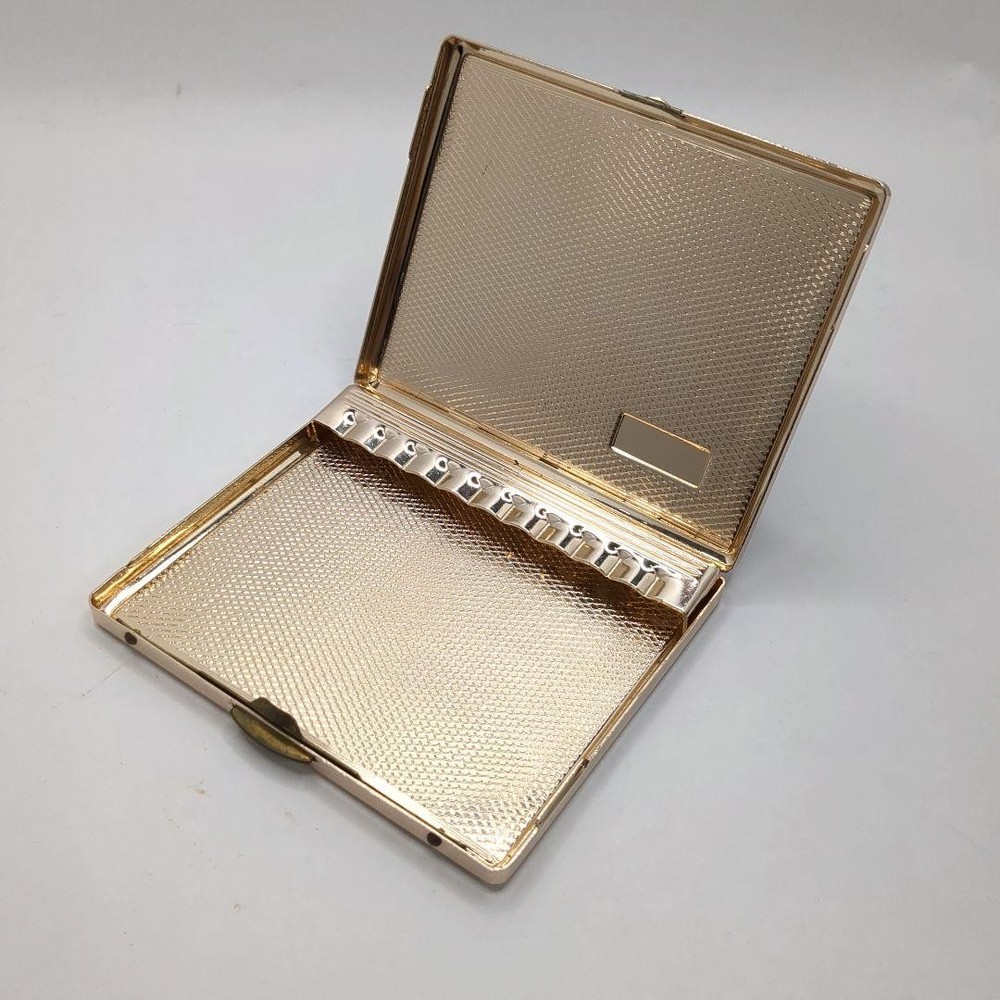 Retro Cigarette Case with Pearl Stamp Used
