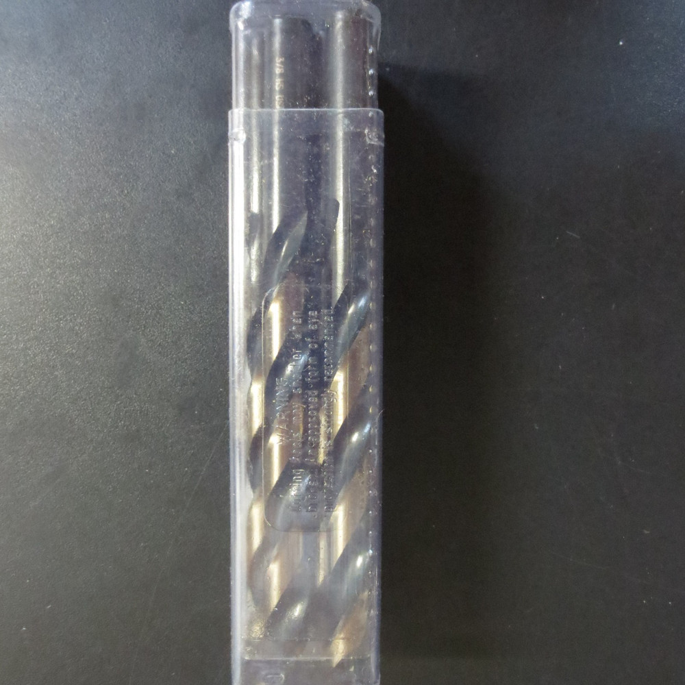 Alfa Tools BB74121 3/8 HSS BLITZ BIT JOBBER LENGTH DRILL - Std Qty Pack 6