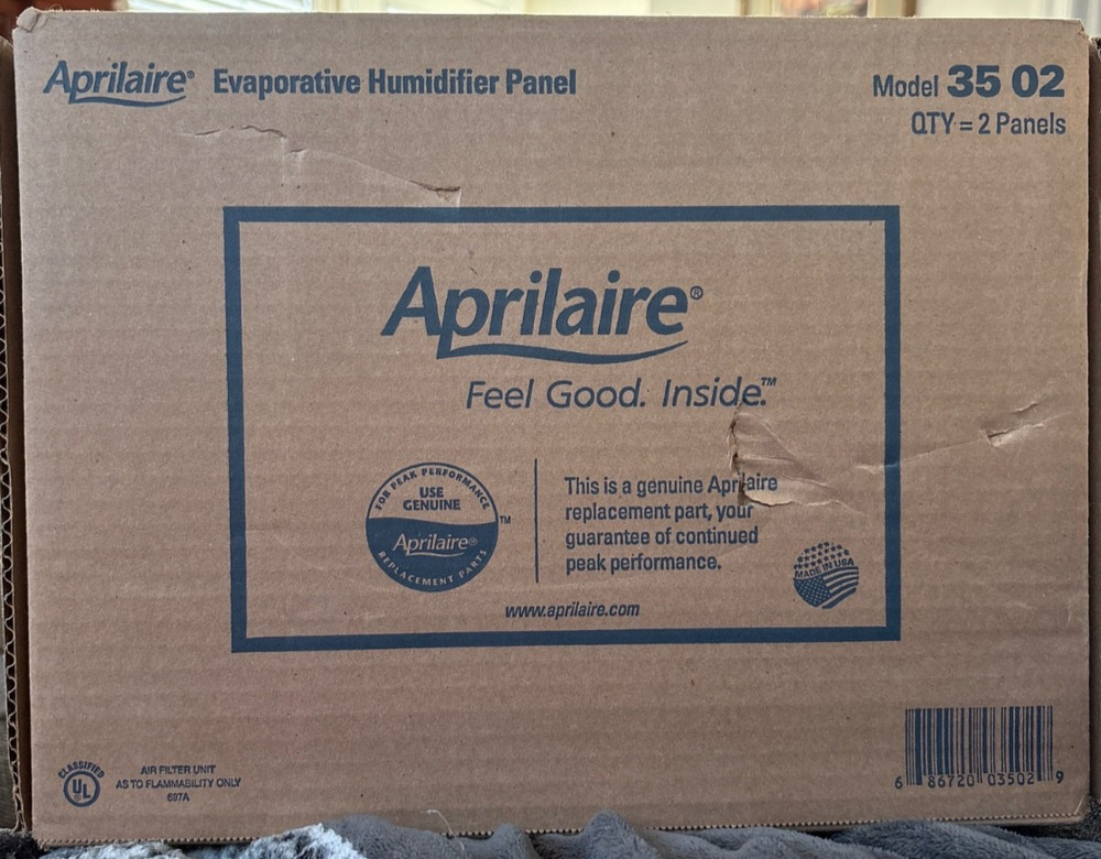 2- AprilAire 35 02 water panel humidifier filter