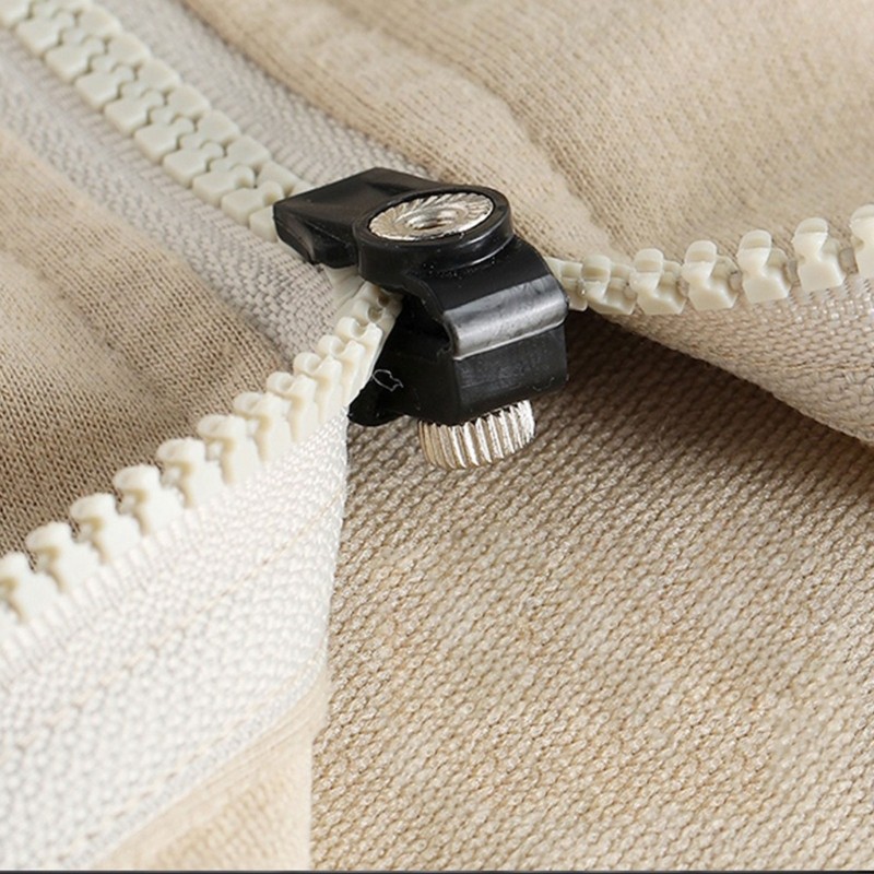 12 Pcs Zippers Replacement Set Removable Zippers Pullers 3 Size Zips Repair Set