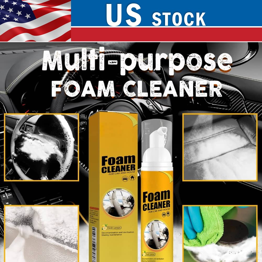 Multipurpose Foam Car Cleaner Leather Clean Refurbishment Interior Deep Cleaning