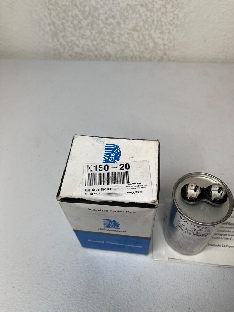 New Tecumseh K150-20 Run Capacitor