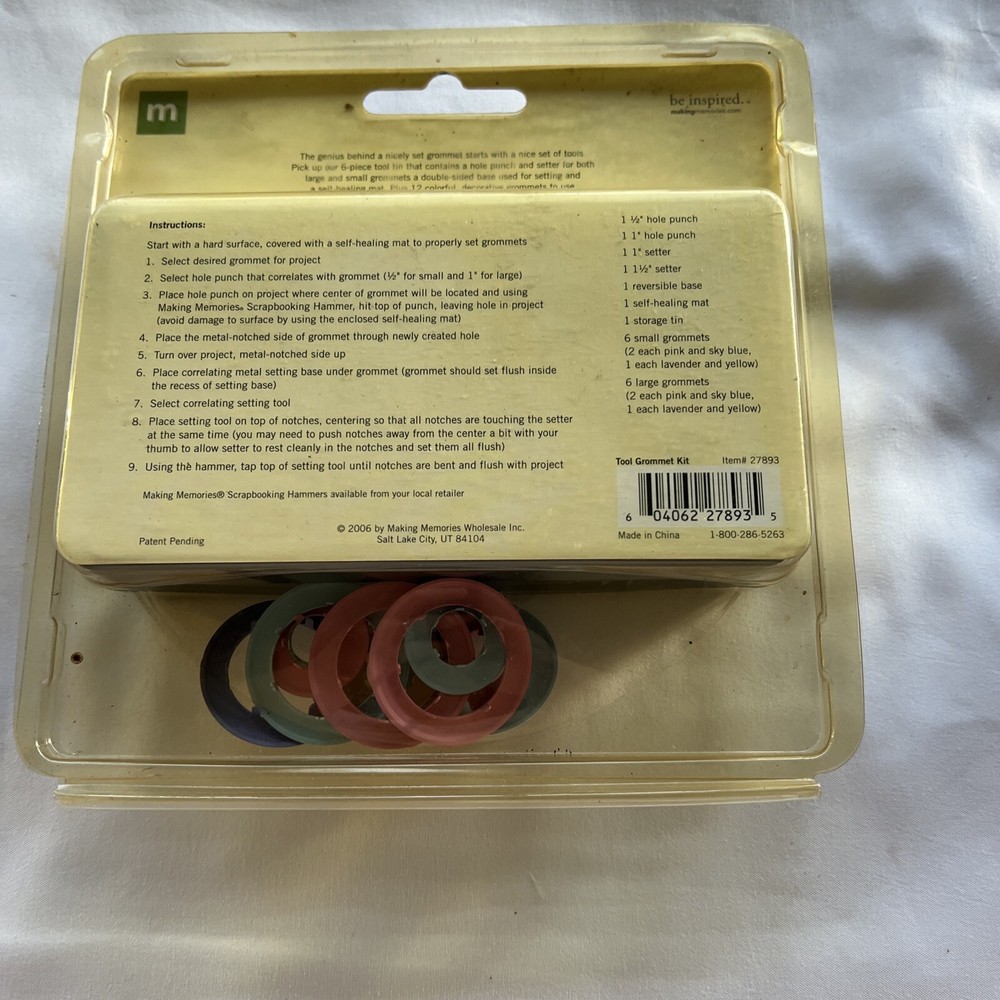 Making Memories Grommet Tool Kit * New*