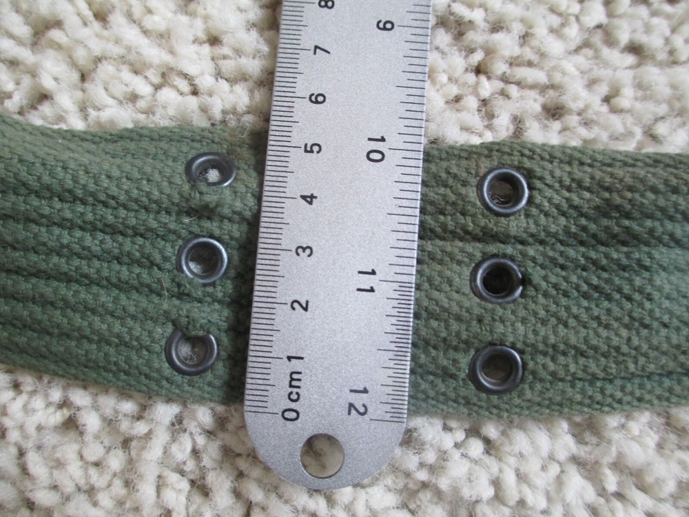 Vintage Military Webbing Belt Olive