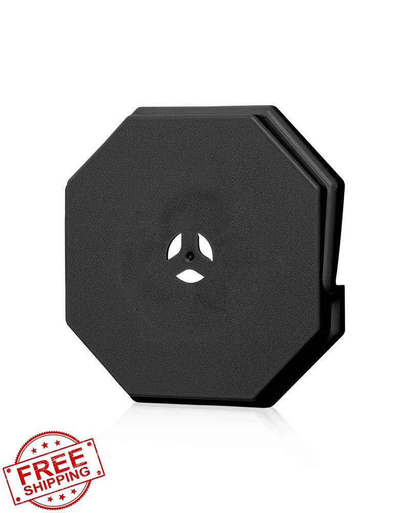 Octagon Vinyl Siding Mounting Block Black 1 Pack