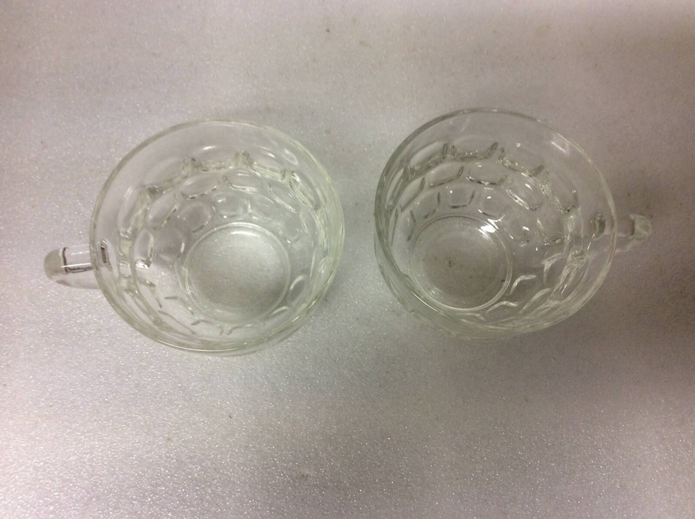 Set of 2 Punch Cup Straight Side Flat Handle