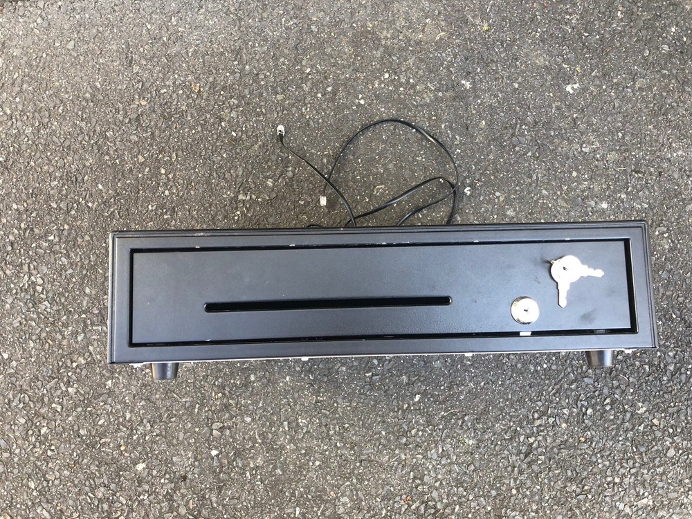 Model 16 POS Cash Drawer with Insert, Cable, and Key
