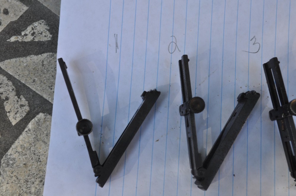 Springfield 1903 rear sight. Dished knob, older leaf. One only