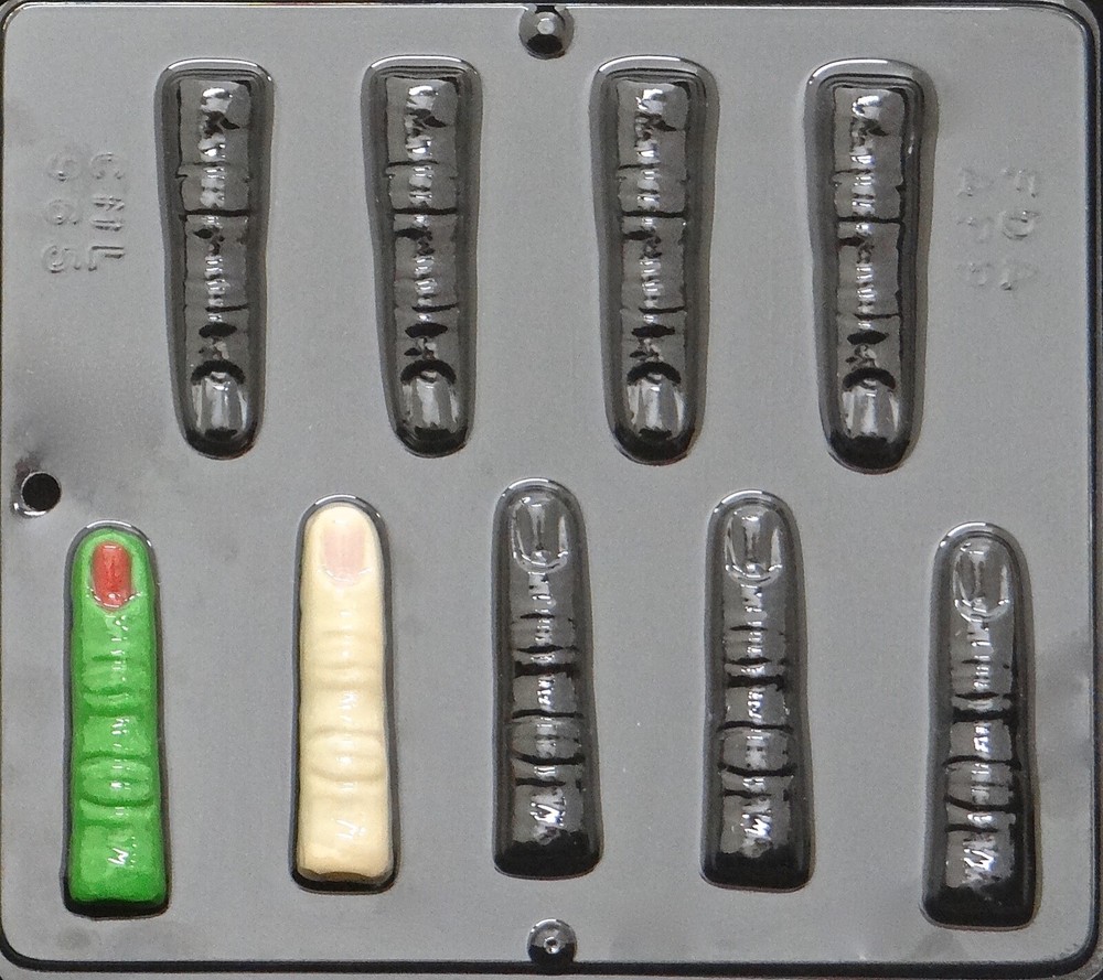 Human Finger Chocolate Candy Mold Halloween 965