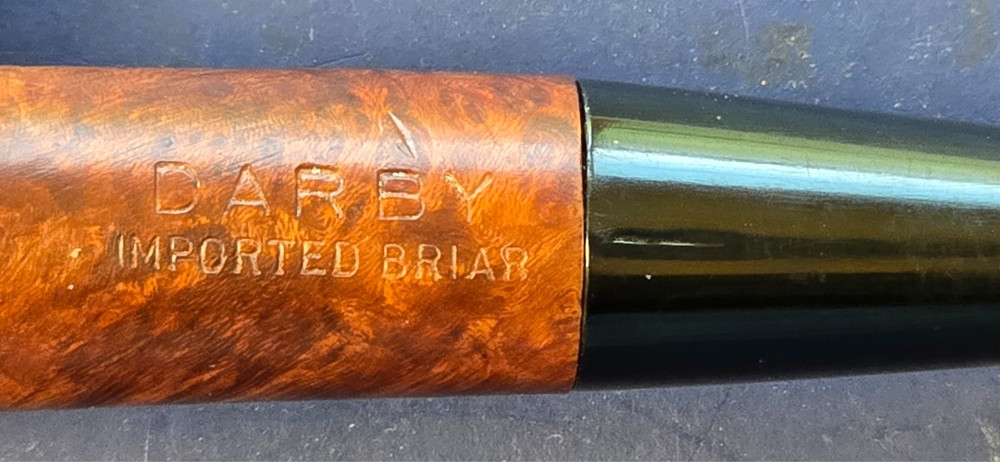 Darby Imported Briar Estate Pipe – Clean & Restored – Classic Shape