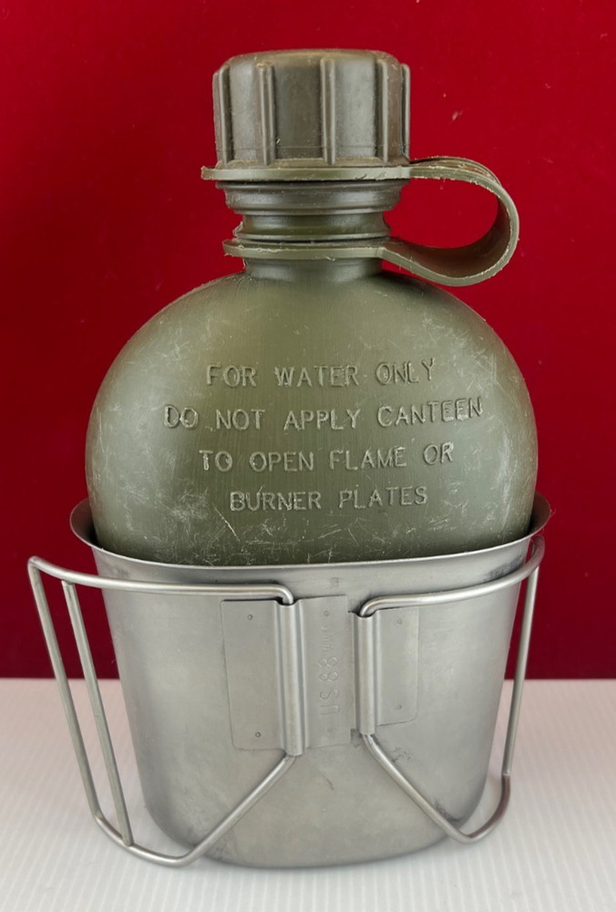 USGI Military 2 Pc 1 Quart CANTEEN SET With Cup