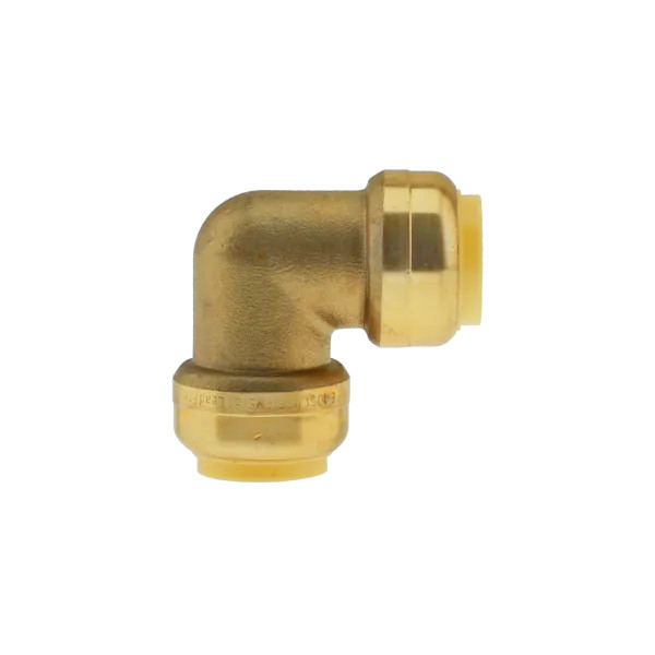 3/4" No Lead Brass 90 Degree Elbow Quick Connect Fitting