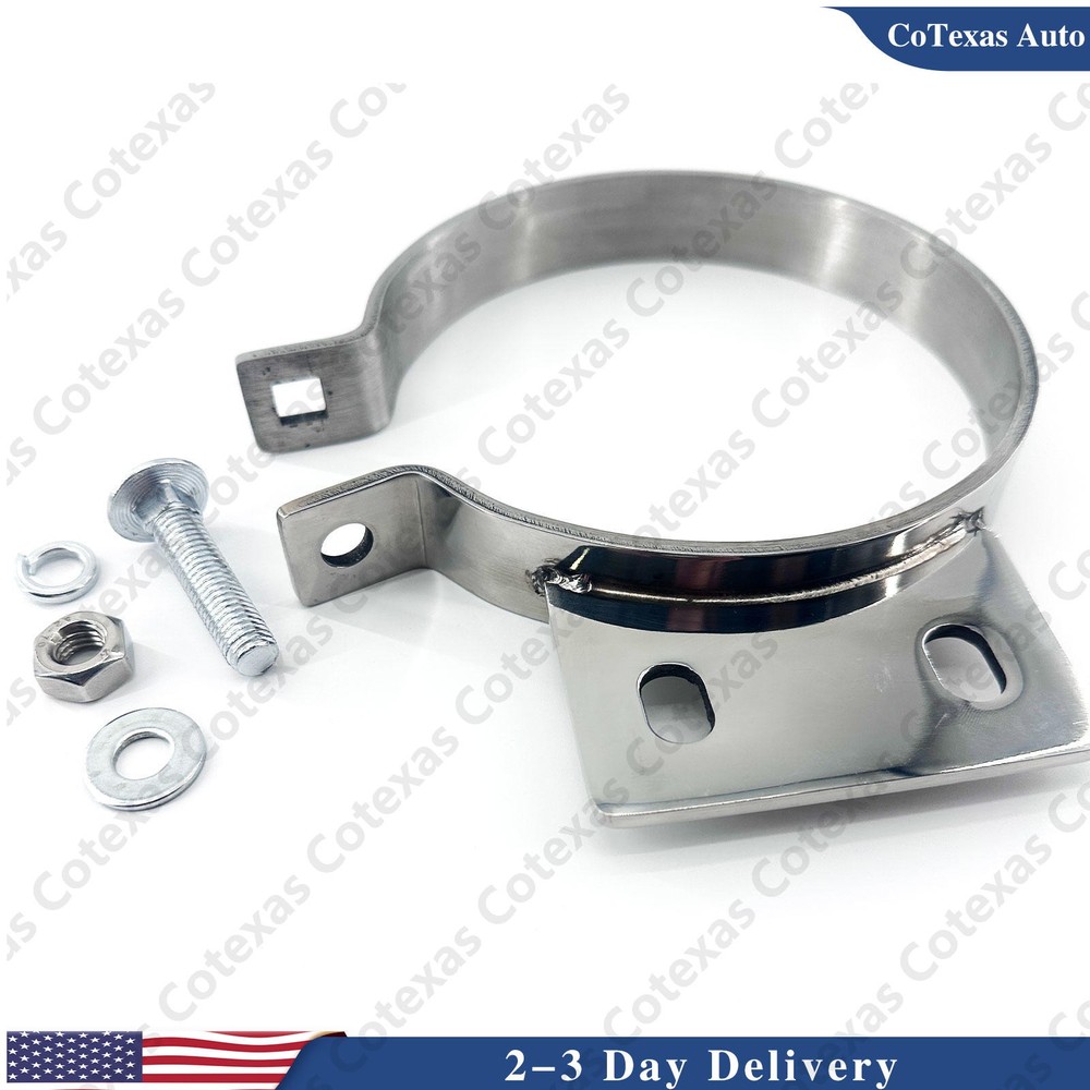 Peterbilt Exhaust Stack 379 359 1987-1993 5" Mount Bracket Clamp Chrome 10294