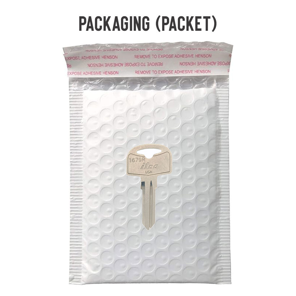 1679R Key Blank – Nickel