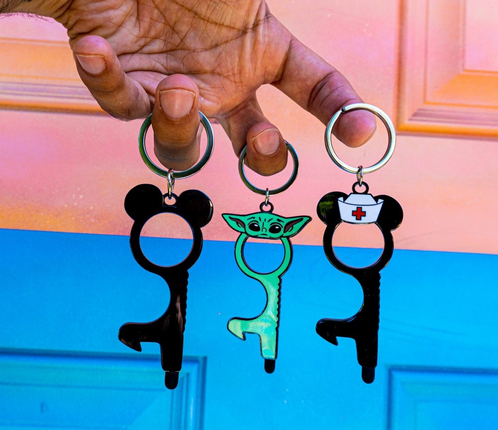 Mickey Touchless Door Opener With Stylus