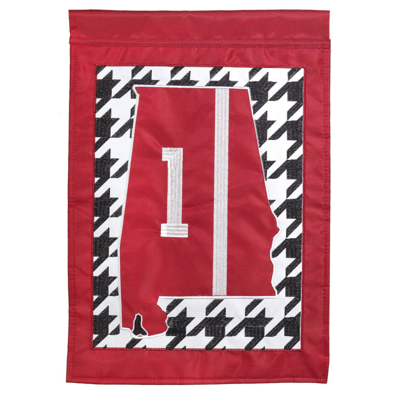 Alabama #1 Applique Flag large