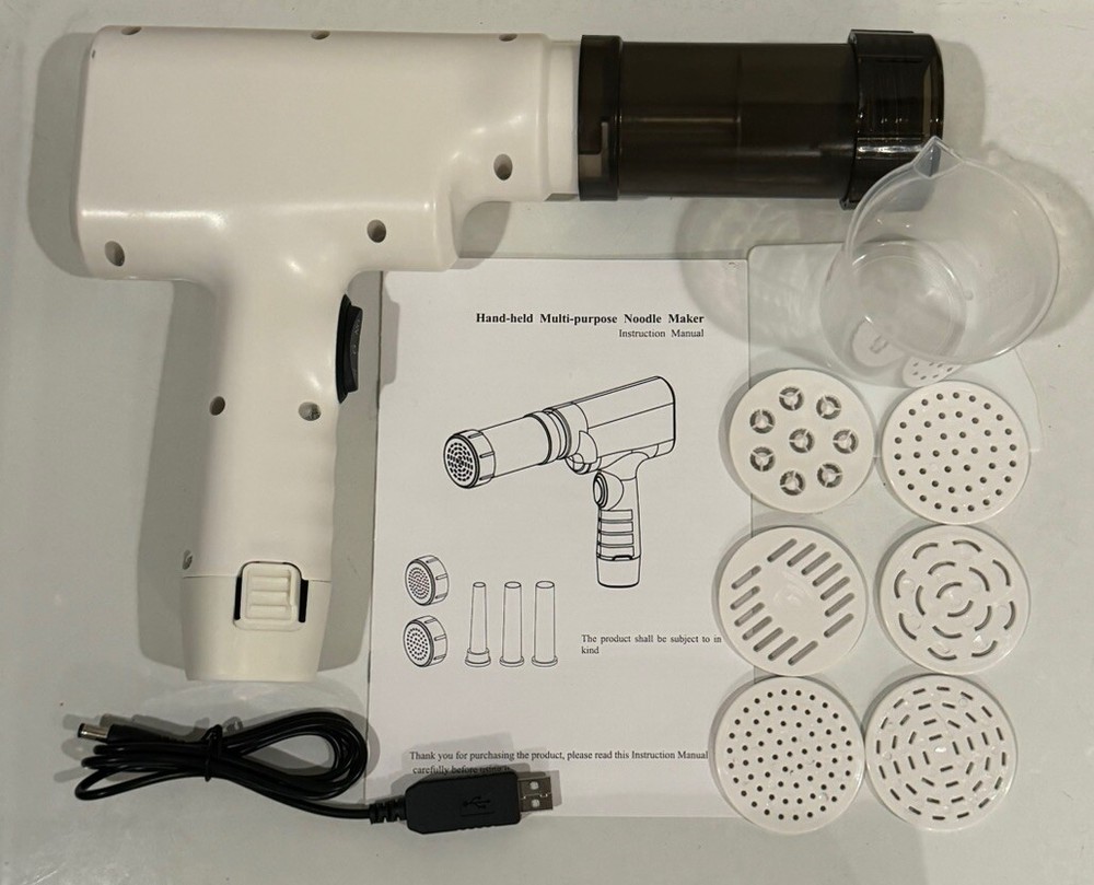 Handheld Noodle Maker Automatic Rechargeable Electric Pasta Maker Machine