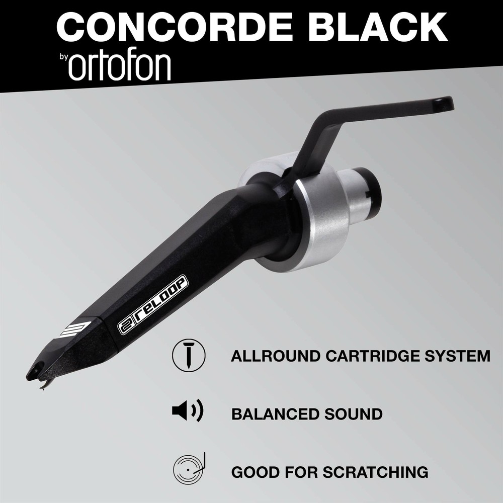 Reloop Concorde Stylus, Black
