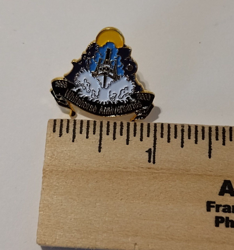 Whitehorse Anniversaries 1996-2000 Lapel Pin
